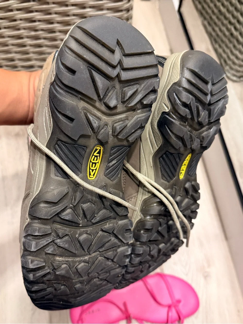 KEEN Hiking Boots with Pink Lining